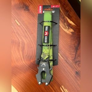 Boss Dog Tactical Green Camo Leash (6 Foot, 1" Wide)